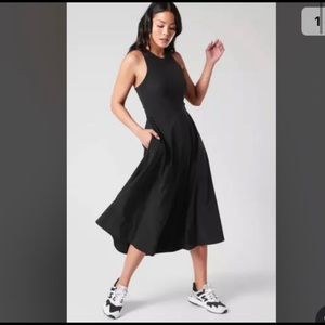 NWT athleta Winona midi support dress size small